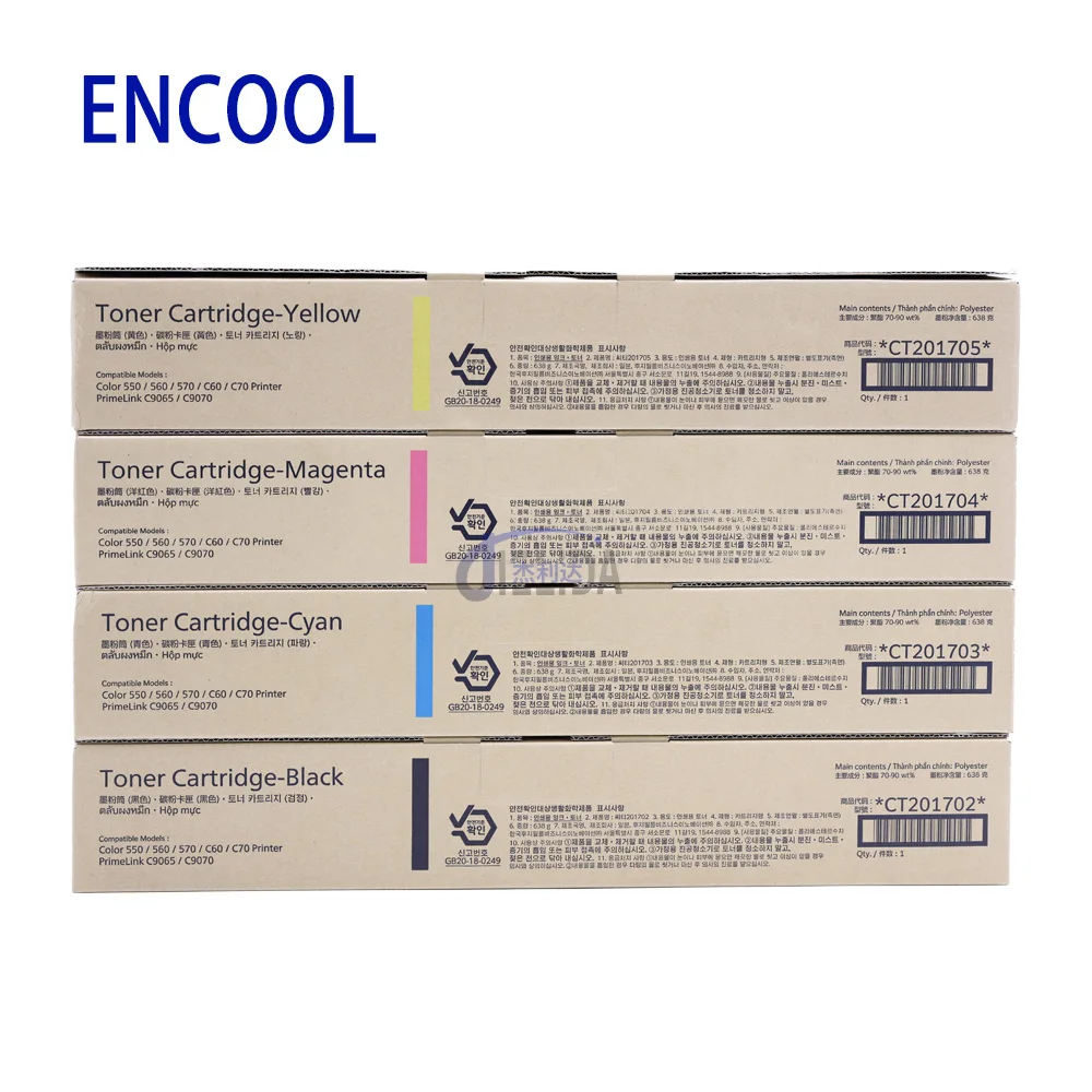 Оригинальный C9070 тонер PrimeLink 560 C60 C70 9065 9070 C550 для Xerox Asia Version картриджи с тонером CT201702 FUJIFILM