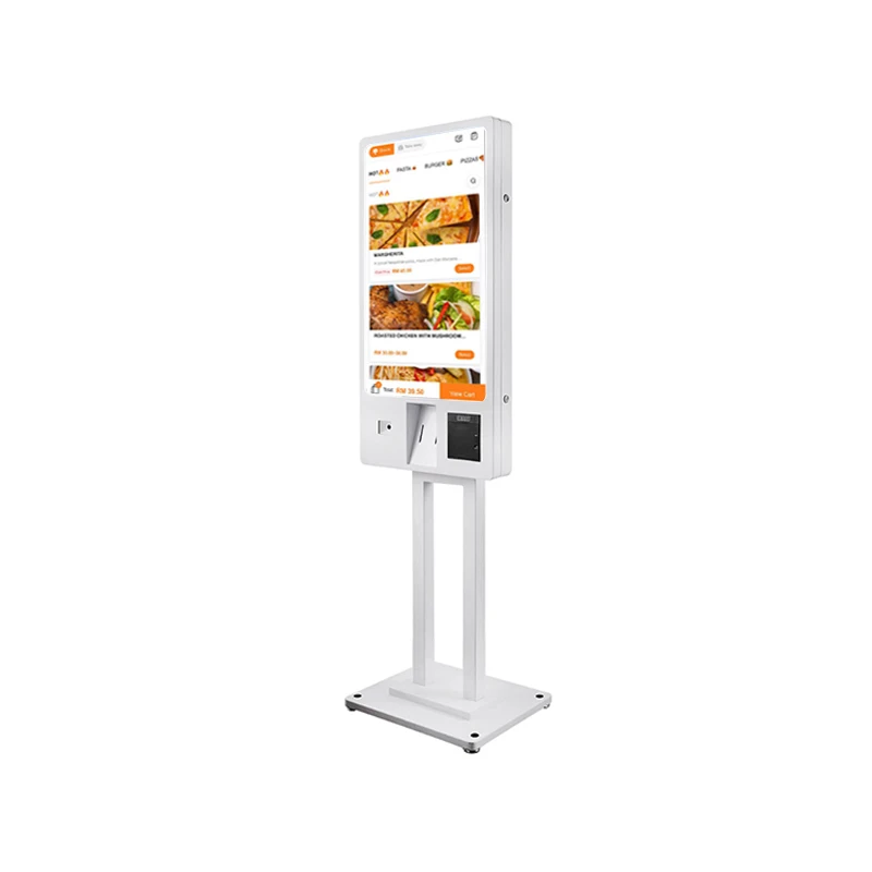 School Canteen Android System Fast Food Touch Kiosk POS Customized Self Service Kiosk Payment Machine
