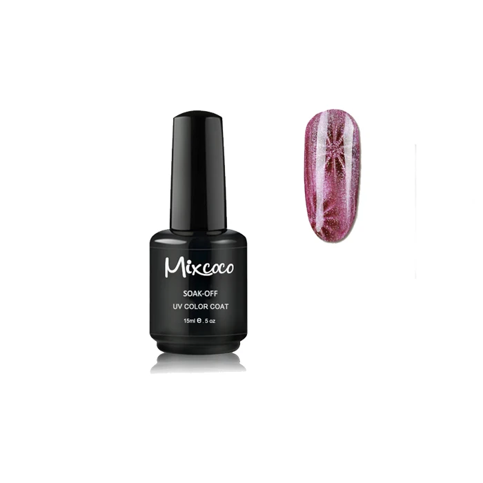 semipermanent complete unas hot products Mixcoco moonlight cat eye gel nail polish uv cat eye flash sparking gel salon supplies