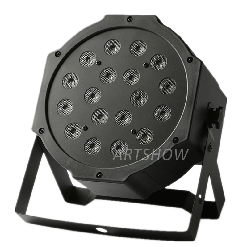 par led 18x1w rgb dmx 512 control slim mini wash stage par 18pcs 1W flat slim led par