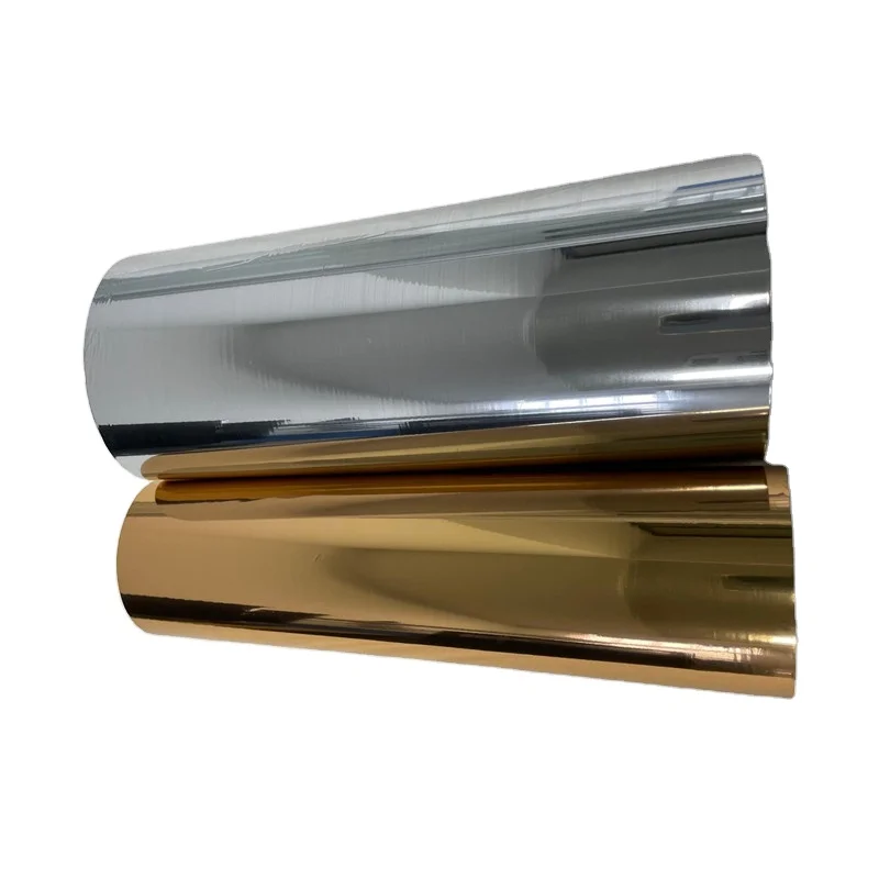 Золотой ПП ПЭ покрытый алюминий Металлизированный ПЭТ пленка ламинированный лист для строительства