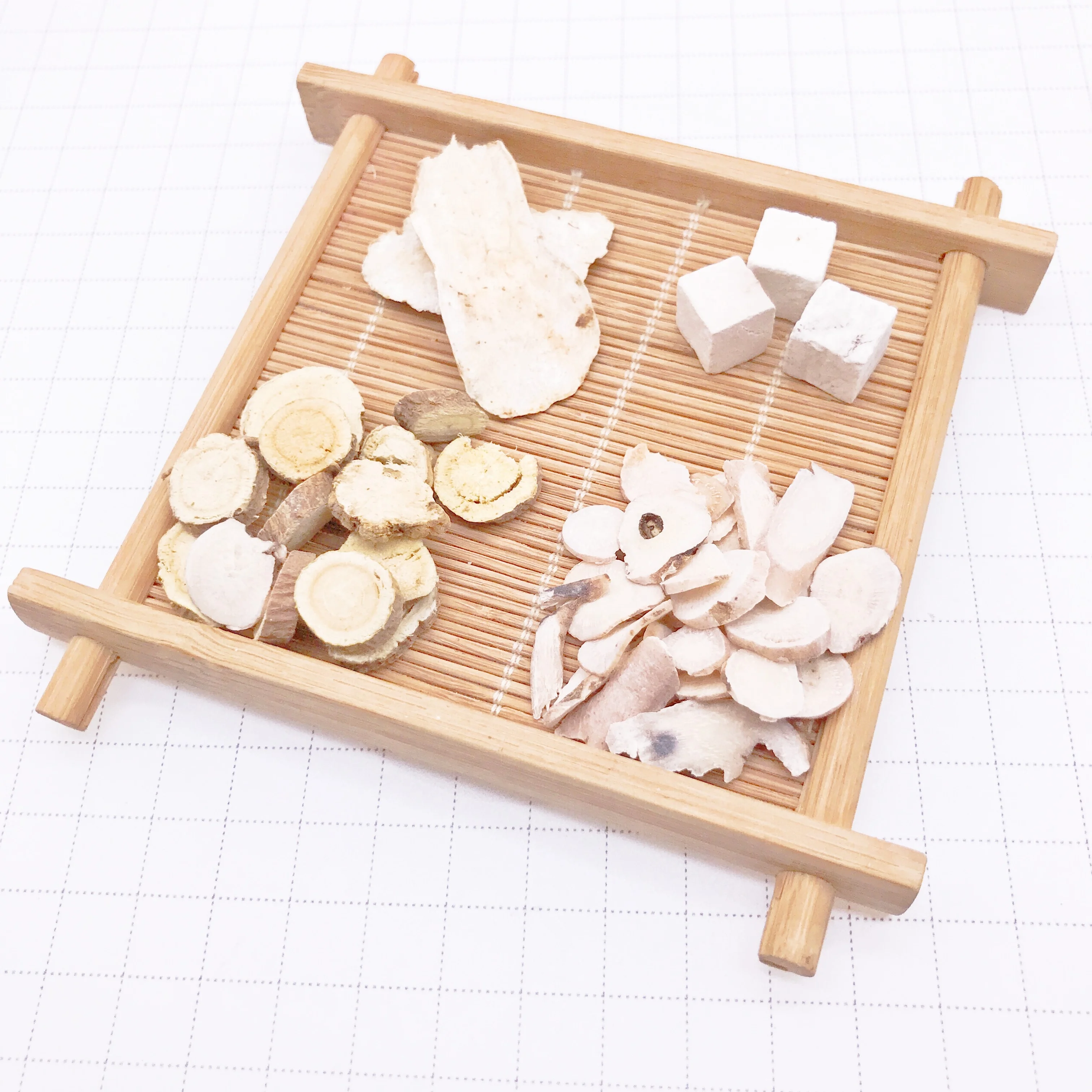 SP05 OEM Sanbai Soup raw materials Rhizoma Atractylodis Licorice Poria White peony women beauty soup bag