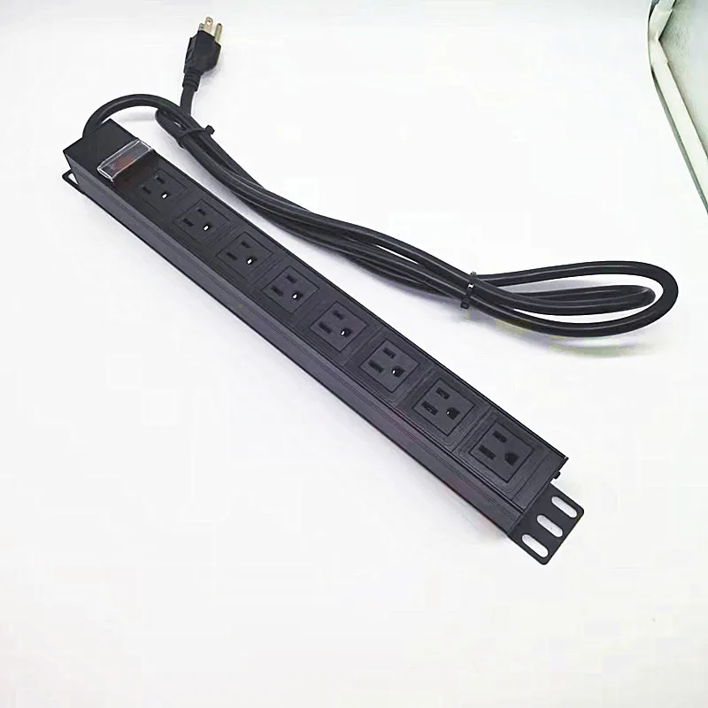 Germany Socket Rack Mount Pdu Euro Socket 8 Way Power Distribution Unit PDU