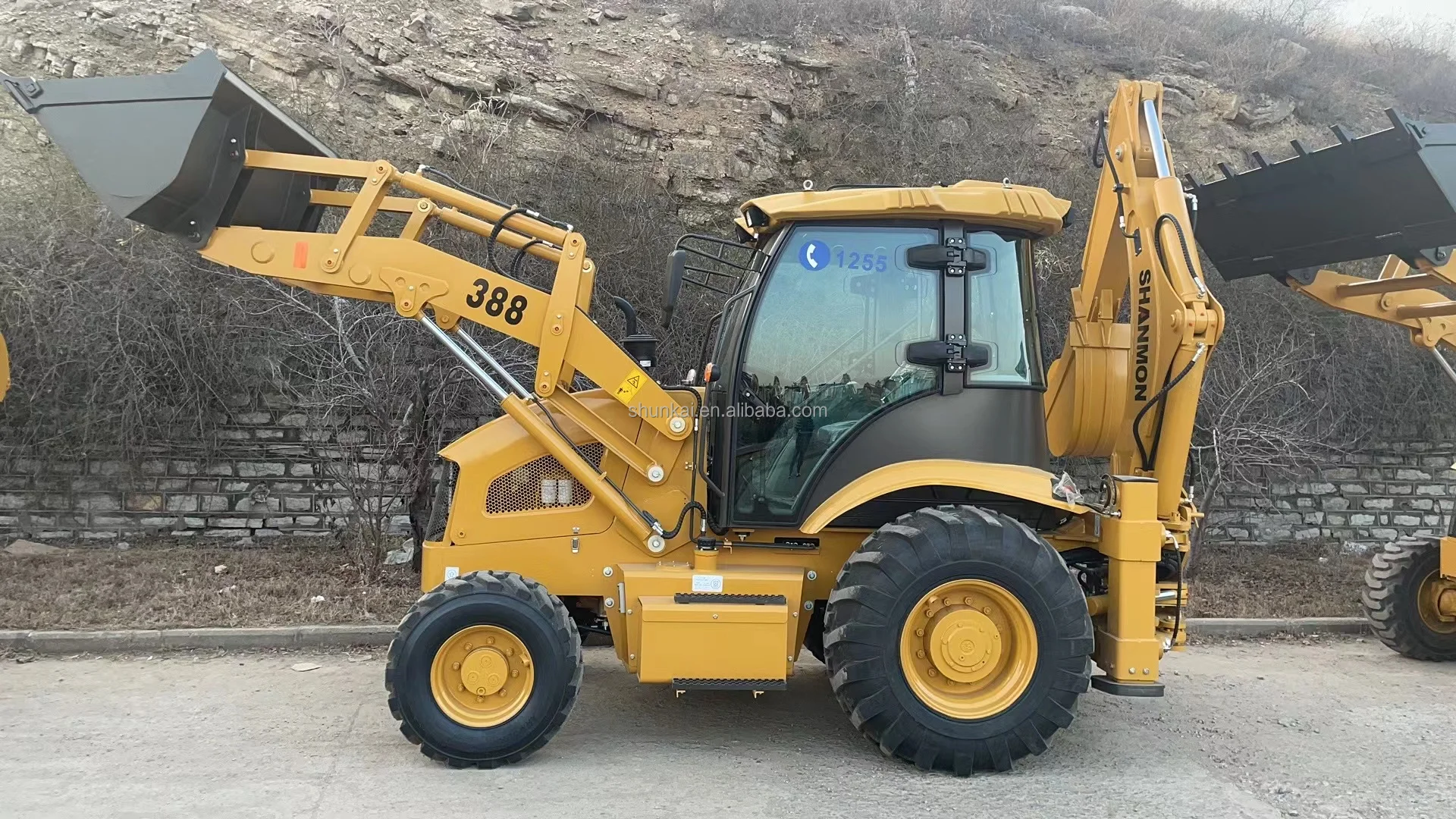 From factory 2.5 ton Mini Backhoe Loader Retro excavator with price