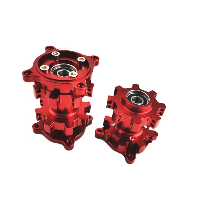 motorcycle  front & rear cnc wheel hub 15mm 1217inch rim For 125cc 140cc CRF70 XR dirt Pit Bike motocross spare parts