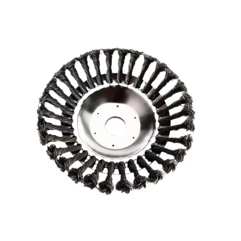 8-inch steel wire lawn mower with twisted 6-inch steel wire lawn mower accessories, garden tools, weeding brush discs