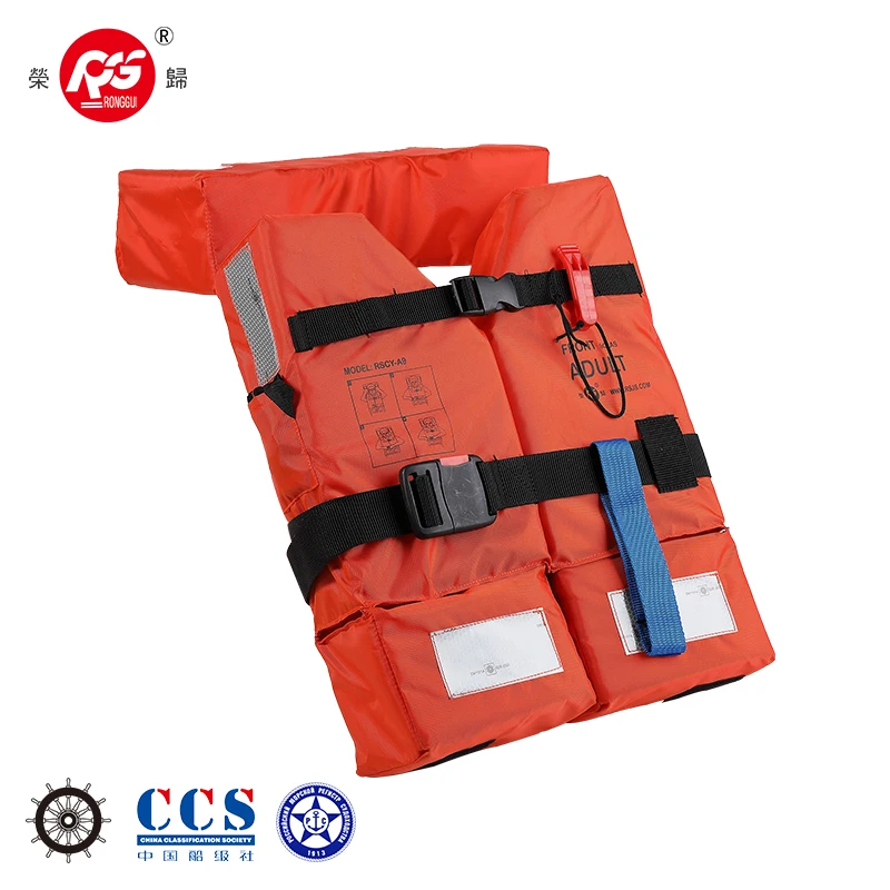Foldable  life jacket  SOLAS three stage lifevest RSCY-A9