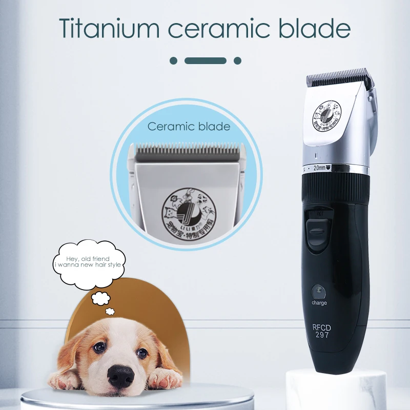 
Electric Pet Shaver Cat Trimmer Clipper Animal Cordless Professional Grooming Cat Dog Pet Clippers 