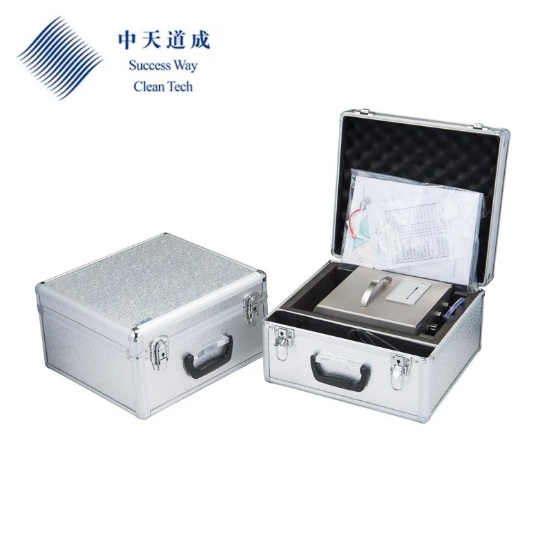 2.83 28.3 50 100 Liter Inflow Air Particle Counter Portable Dust Laser Optical Particle Counter For Clean Rooms