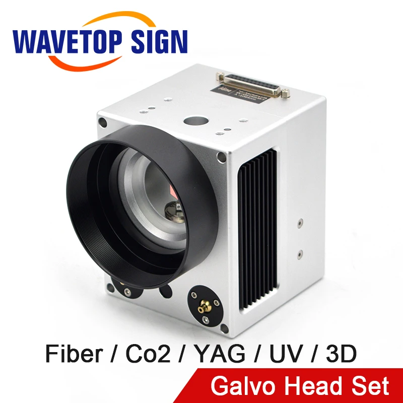 WaveTopSign 1064nm Digital Galvanometer Input Aperture 10mm With Red Light Use for Fiber CO2 UV 3D YAG Laser Marking Machine