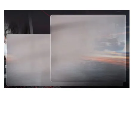 Пользовательский Гладкий Водонепроницаемый коврик для мыши из закаленного стекла 3 мм для игр