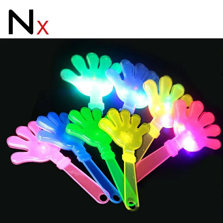 wholesale noiser maker cheap toy battery powered cheering hand clapper