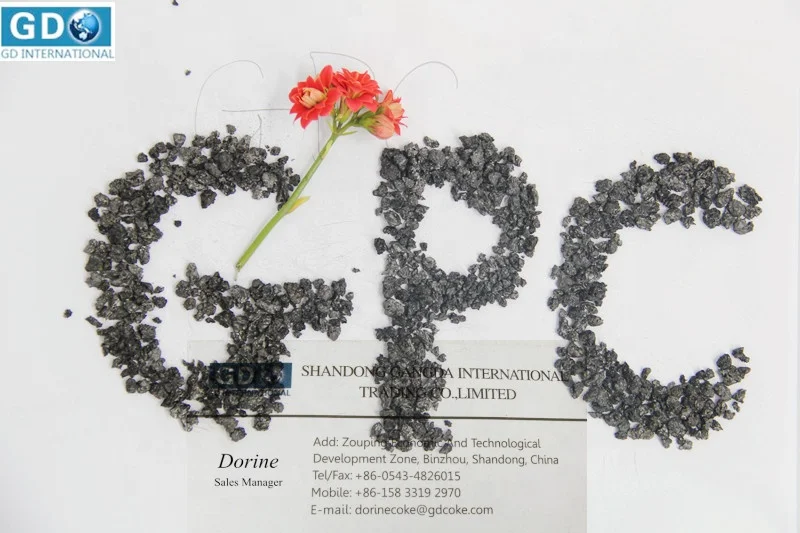High quality graphite recarburizer Graphite petroleum coke with high carbon 98.5%, low sulfur 0.05%max