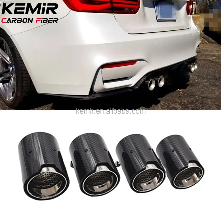 M Performance Carbon fiber M3 F80 exhaust tip with 304 Stainless Steel