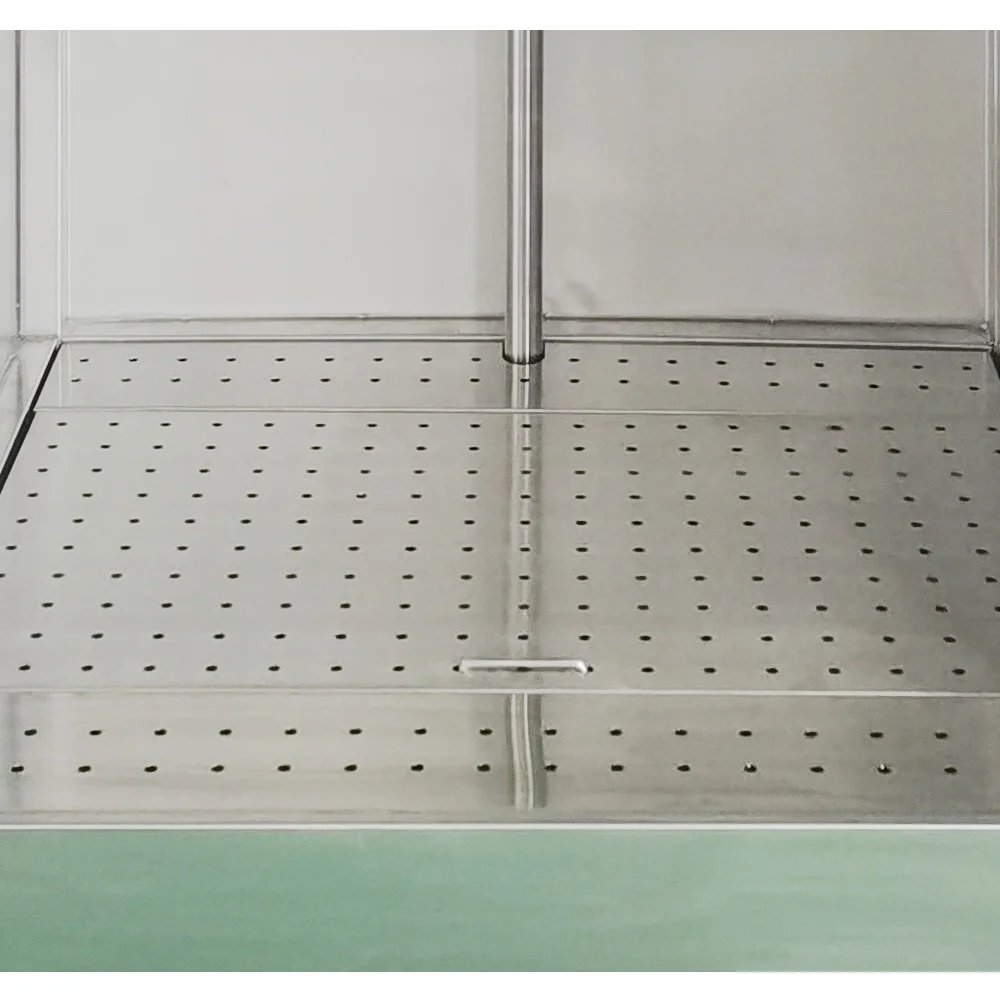 Stainless Steel Enclosed Safety Shower and Eye Wash Cabin