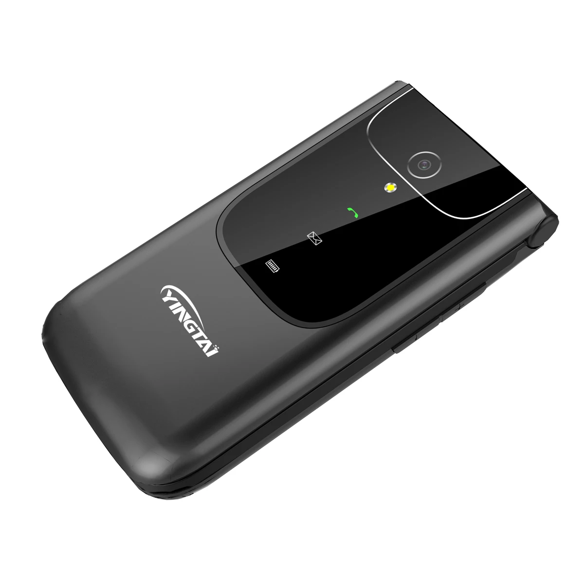 YING TAI 2.4 inch big button folding mobile phone with TYPE-C charging socket basic gsm mobile phone dual sim