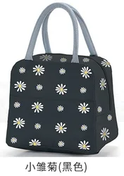 Hot Sale Functional Pattern Cooler Lunch Bag Portable Insulated Canvas Lunch Bag Thermal Food Picnic Lunch Bags For Women Kids