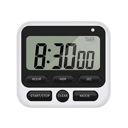 KH-TM014 Quality Electronic Digital Alarm Clock Magnetic Countdown Kitchen Timer With Flash Light