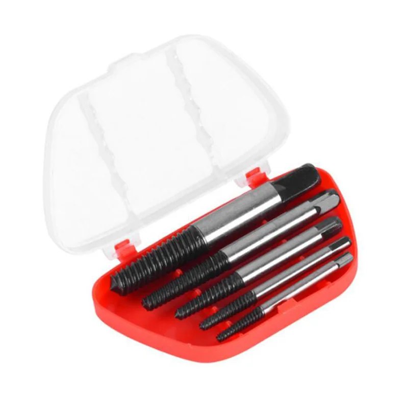 Faucet Valve Screw Extractor Set Damaged Broken Wire Water Pipe Bolt Remover