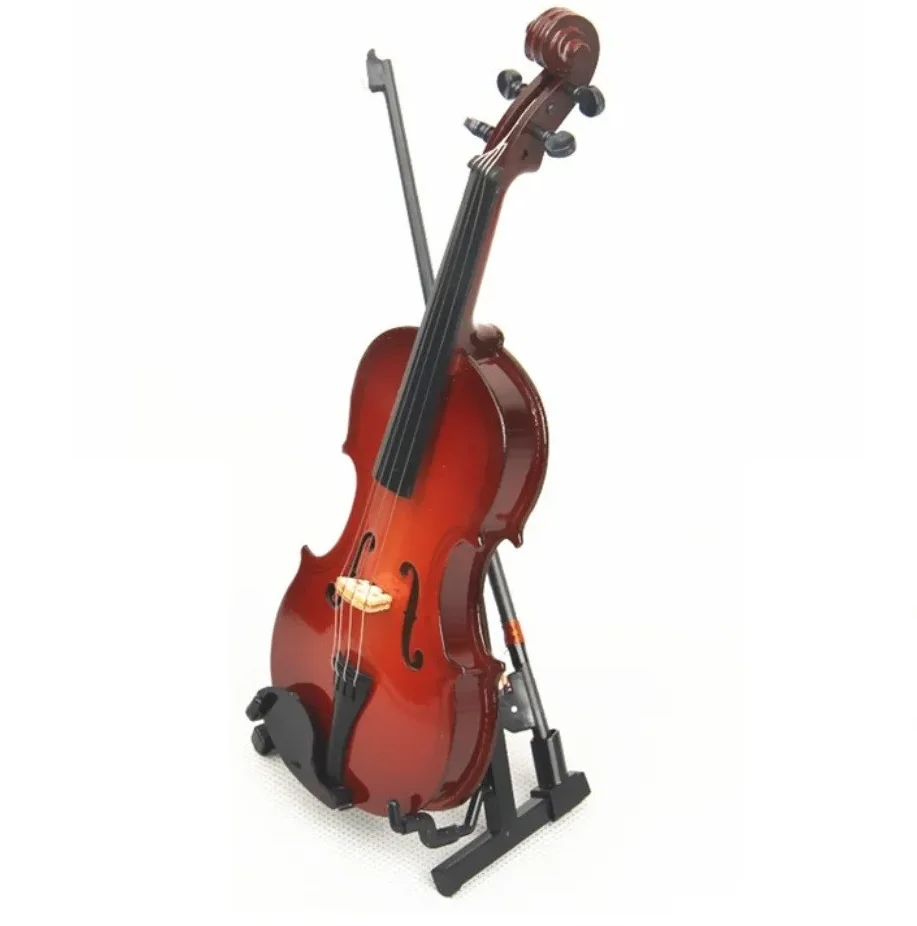 2024 unique best friend birthday gifts Miniature Violin Crafts Wooden Violin