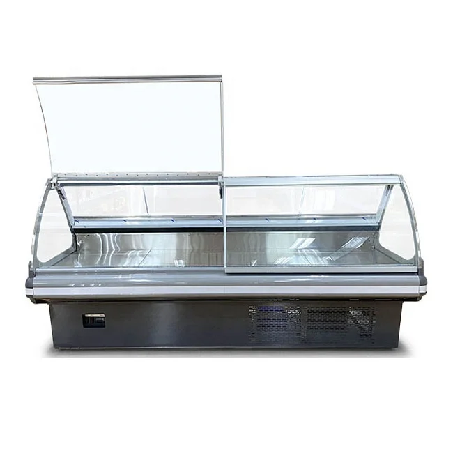 Fast Food Kitchen Equipment Food Buffet Display Chiller Fridge Deli Refrigerator