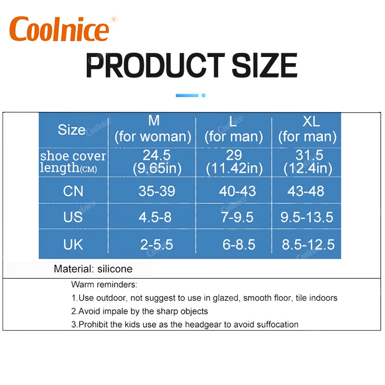 New Design Anti-slip Unisex Water Resistant Nanotechnology Silicon Shoe ProtectorWaterproof Shoe Covers  Silicone Rain Boots