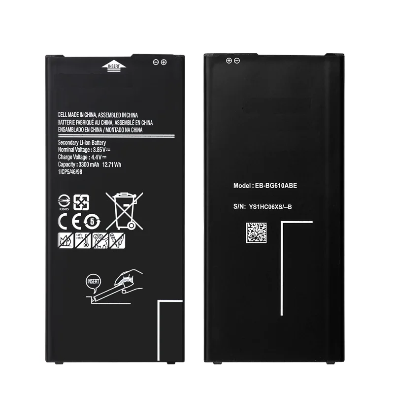 
Wholesale Original Phone Battery EB-BG610ABE 3300mAh Batteries for Samsung J7 Prime On7 2016 G610 G615 G6100 J7 Max 