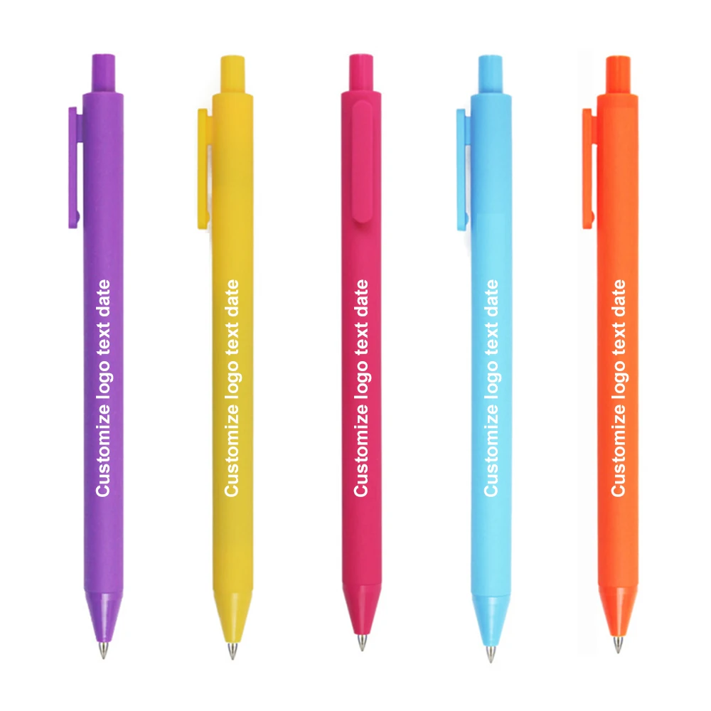 BSBH Cheap Advertising Promotional Gifts Custom Plastic Metal Ballpoint Pen 1mm Oil-based Pen 0.5mm neutral Pen