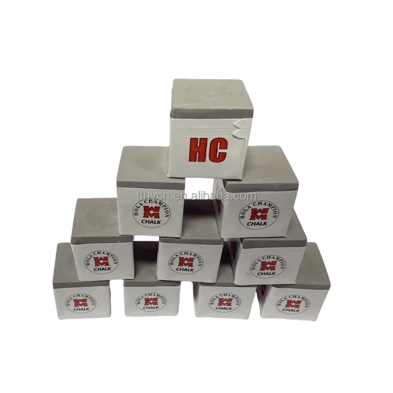 Brand customization Blue Square Chalk for snooker cue pool cue Nodust chalk oil chalk