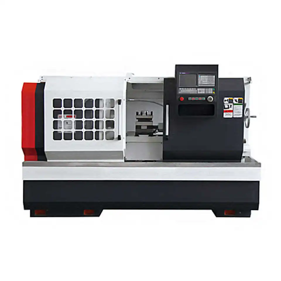 Energy Saving Horizontal Medium Duty Single Metal Manual Cnc Slant Bed Lathe