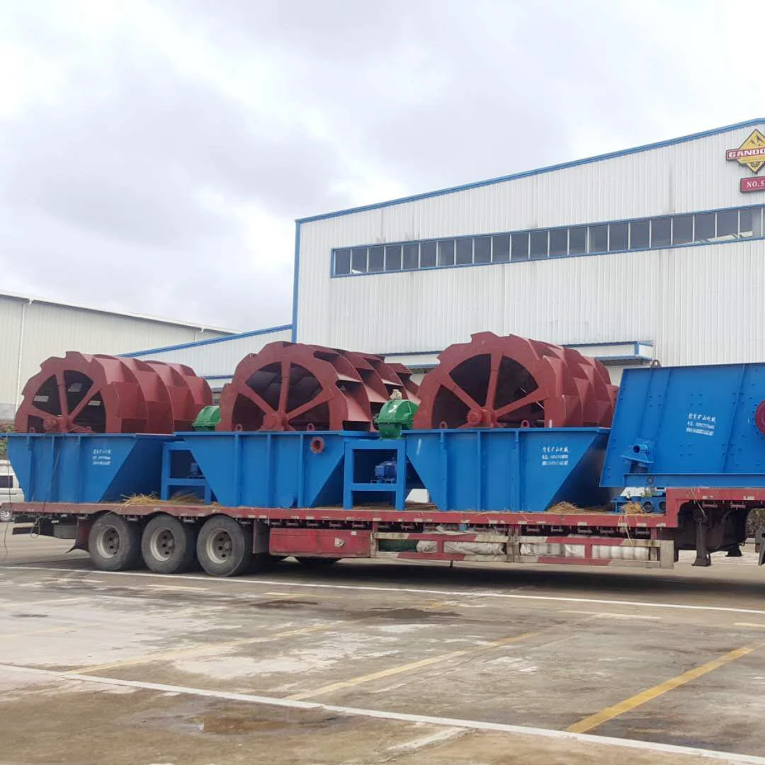 wheel type quartz sand washing machine bucket wheel sand washer