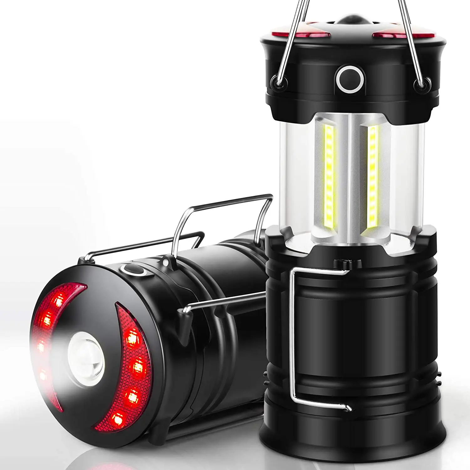 Camping Lanterns Led Lanterns Lights with Flashlight and Magnet Base for Camping Hiking Emergency SOS Functionn Outage