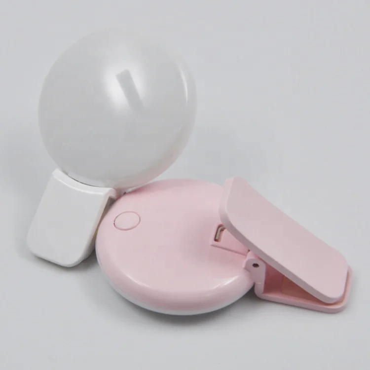 Кольцевой светильник для селфи, камеры, клипсы на ночной Светильник для макияжа