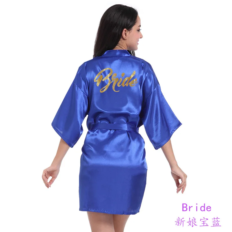 Pajama Set Night Women Silk Satin Bridal Robes