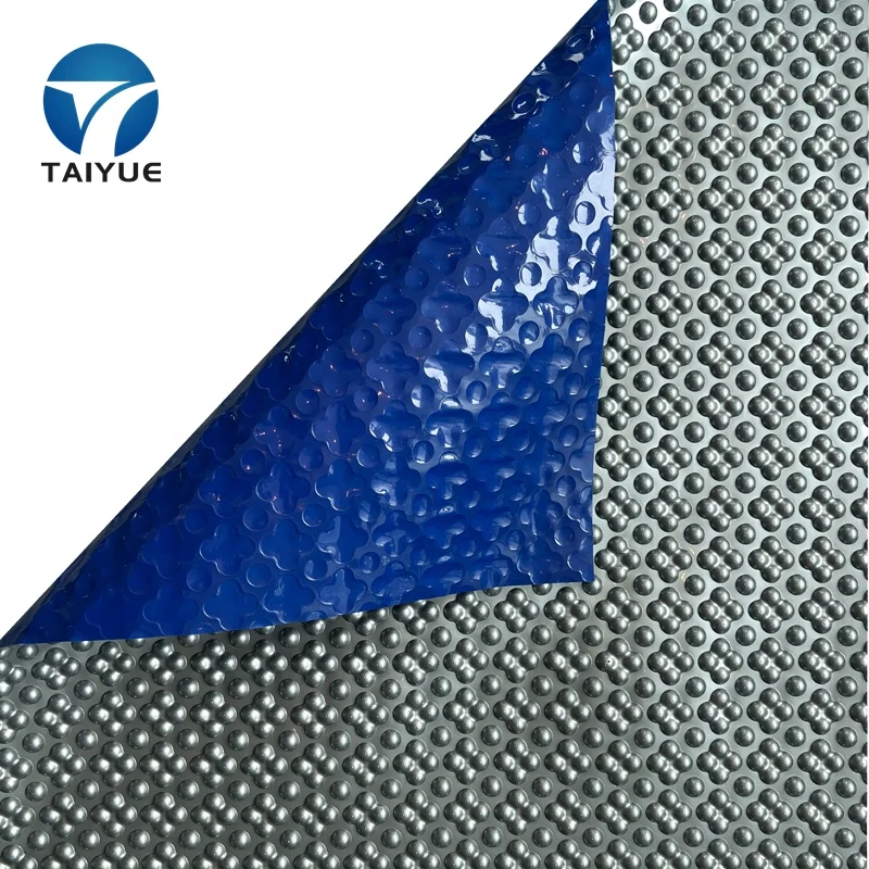 Customized Size PE Plastic Bubble Inflatable Pool Cover for Outdoor Swimming Pools