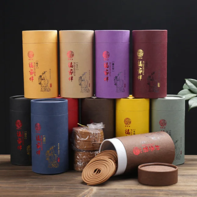 Spring Chinese incense coil study office aromatherapy Jasmine light brown