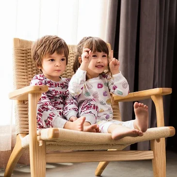  OEM&ODM multicolor pajama set for kids leisure Home clothing animal Kids Pajamas 100% cotton children
