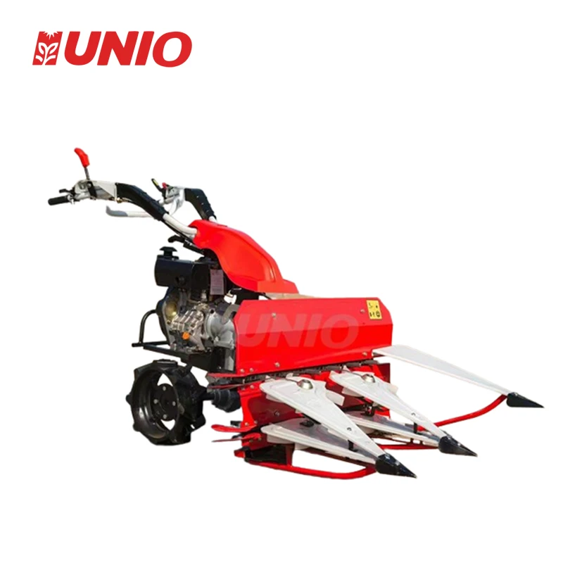 Small harvester grass cutter reaper mini corn harvester machine reeds reaper