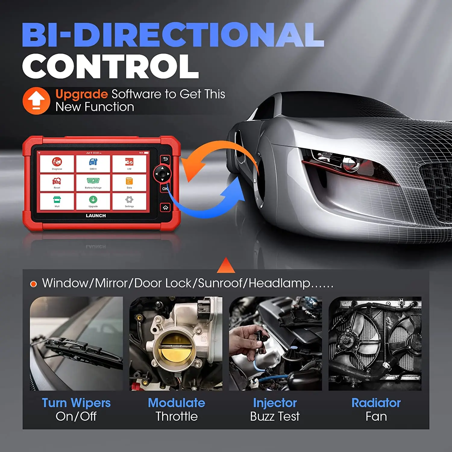 2023 Оригинальный Launch crp919x crp919 crp909x crp 909x909 obd2 OBDII escaner автомобильный считыватель кодов полная система диагностический