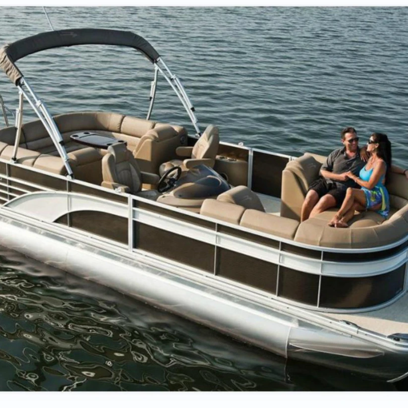 Sailing led aluminum pontoon yacht price rowing luxury yacht boats for sale