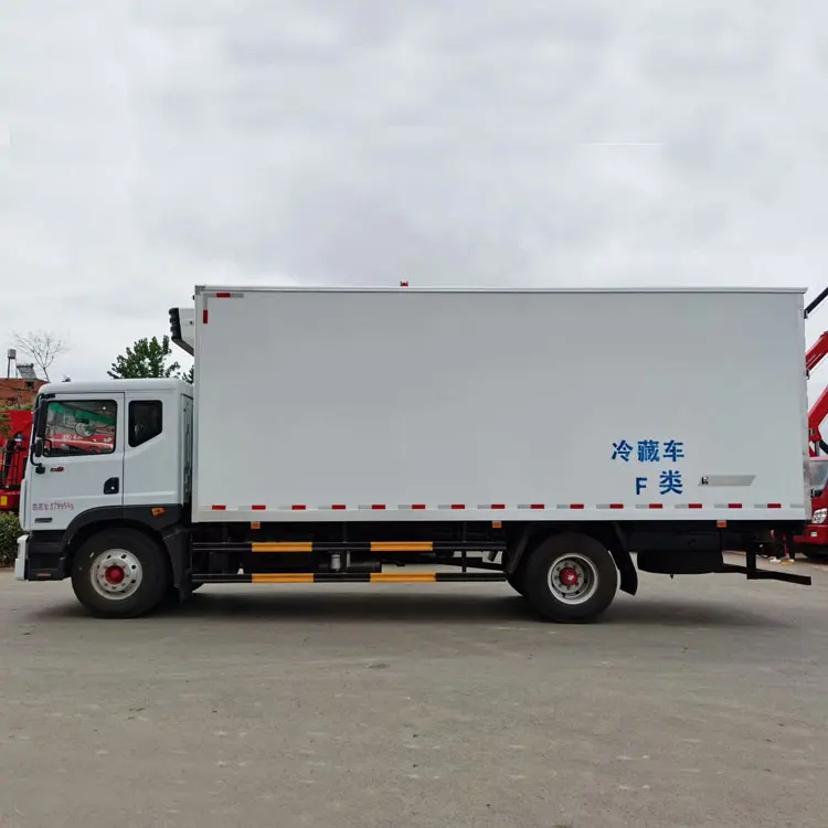 New Dongfeng 10 Ton Minus 18 Degree 6.1m Van Freezer/chill Refrigerated Truck Ice Cream/vegetables Logistics Truck