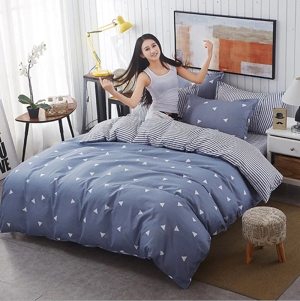 Four-piece set luxury aloe vera cotton modern style bedding comforter sets luxury king size