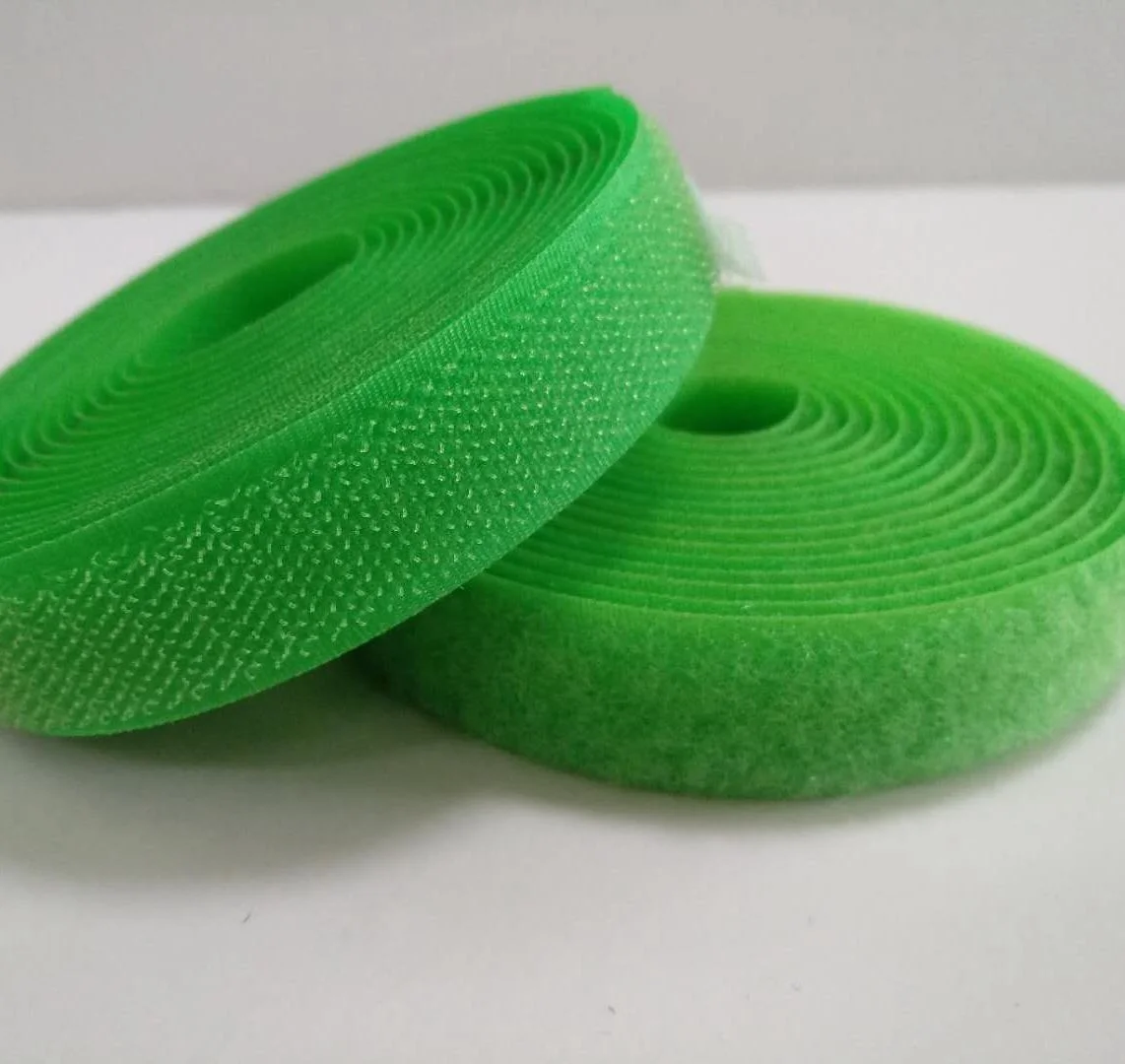 Custom Different Color or Width Hook and Loop Strap Manufacturer Fast Delivery Velcroes Tape Factory Price Hook and Loop Fabric