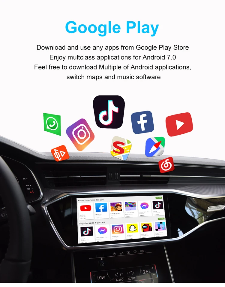  Беспроводная MMB Carplay Smartbox мультимедиа AI Box CarPlay Android 9 поддержка Netflix
