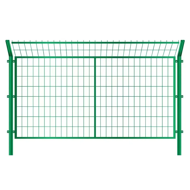 Factory direct sale 3D Triangular Bending PVC Welded Wire Mesh Fence Galvanized Steel Metal farm fence