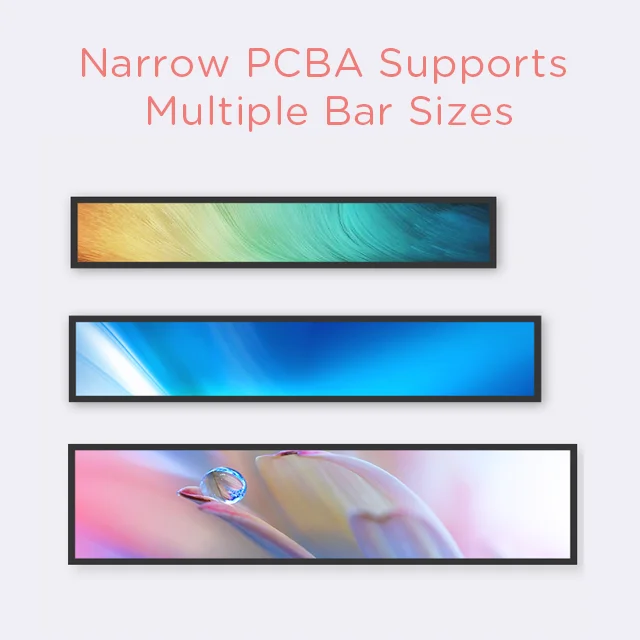 Stretch Monitor 21 Inch LCD Display Digital Signage LCD Shelf Talker Supermarket Advertising Screen