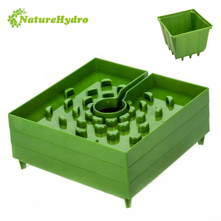 Hydroponic 4 6 8 inch Drip Caps for Rock Wool Cube
