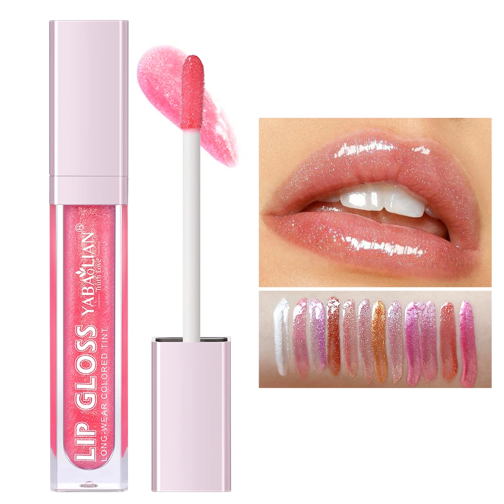 Custom Logo OEM ODM wholesale High Quality Lip Gloss New Style Lipstick Glossy Shine for Lips Sheer Finish  Shimmer Lip Gloss