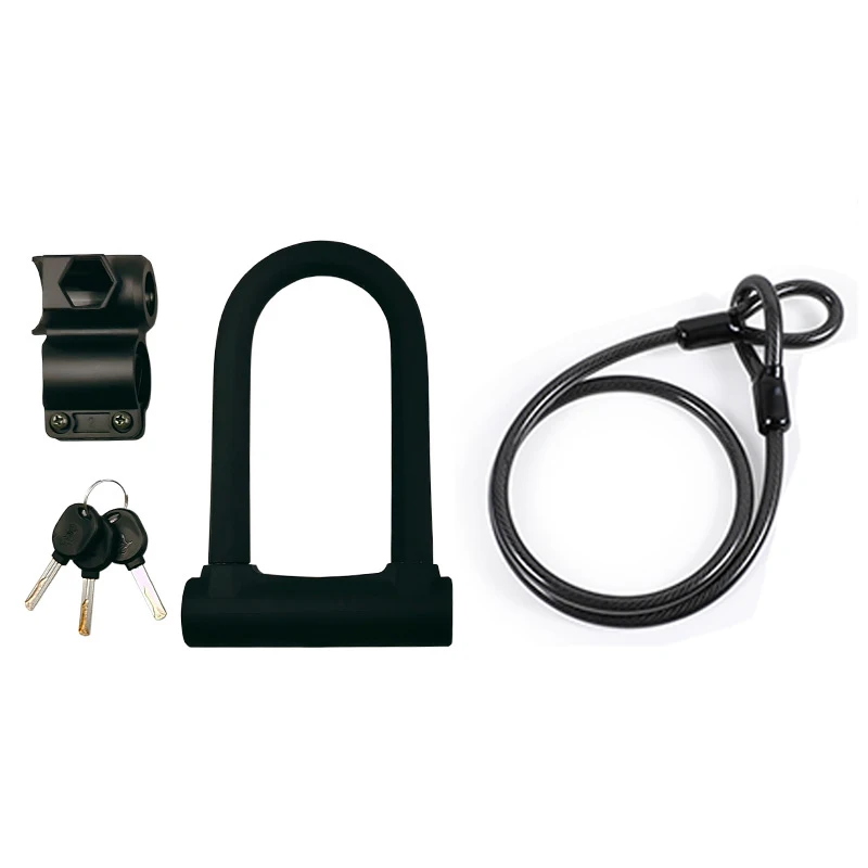 High Security Rustproof Bicycle U-shaped Lock motorbike Electric Scooter MTB Road Bicycle U Lock bike lock