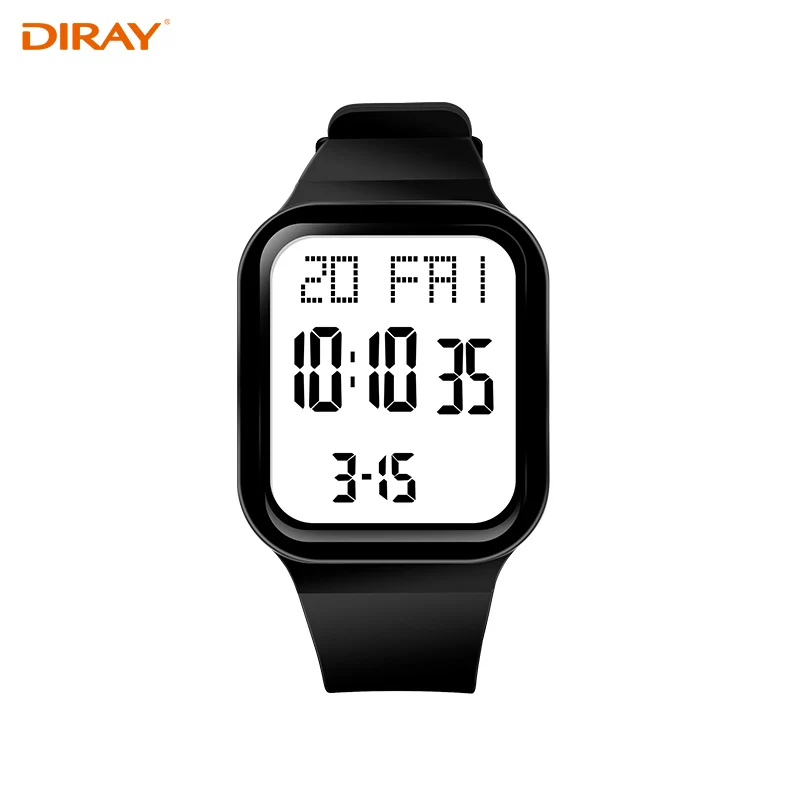 Factory wholesales fashion wrist waterpoof luminous custom calendar sport digital watch for men